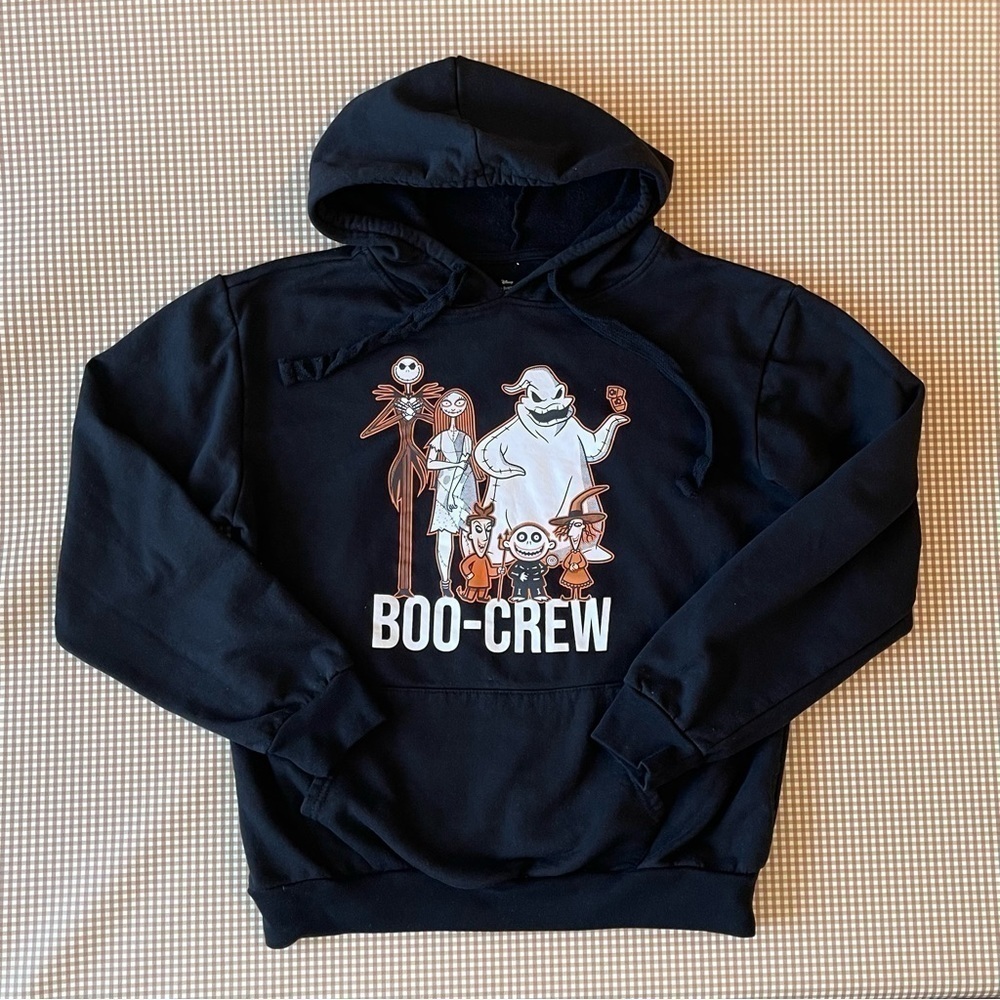 Disney Nightmare before Christmas Boo Crew sweatshirt hoodie. Size 11-13
